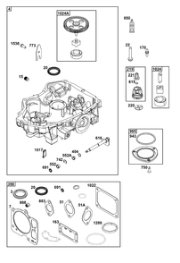 Part Location Diagram of 593644 Briggs and Stratton Seal-oil